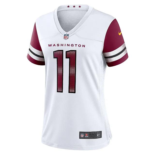 Zennovawear Women's Washington Commanders Carson Wentz White Game Jersey