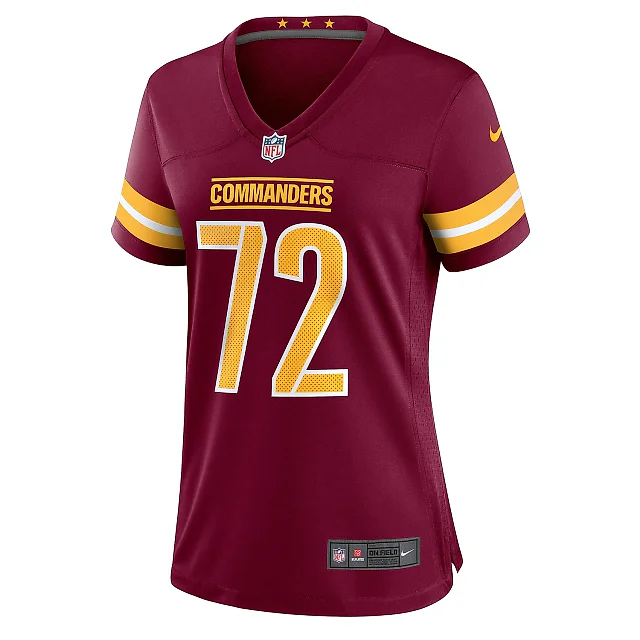 Zennovawear Women's Washington Commanders Charles Leno Jr. Burgundy Home Game Player Jersey