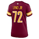 Zennovawear Women's Washington Commanders Charles Leno Jr. Burgundy Home Game Player Jersey