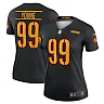 Zennovawear Women's Washington Commanders Chase Young Black Alternate Legend Player Performance Top