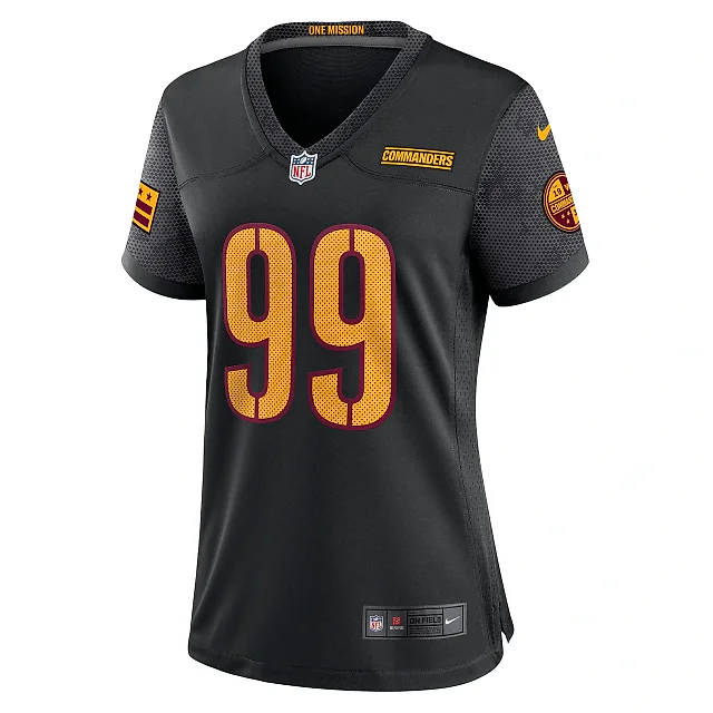 Zennovawear Women's Washington Commanders Chase Young Black Player Jersey