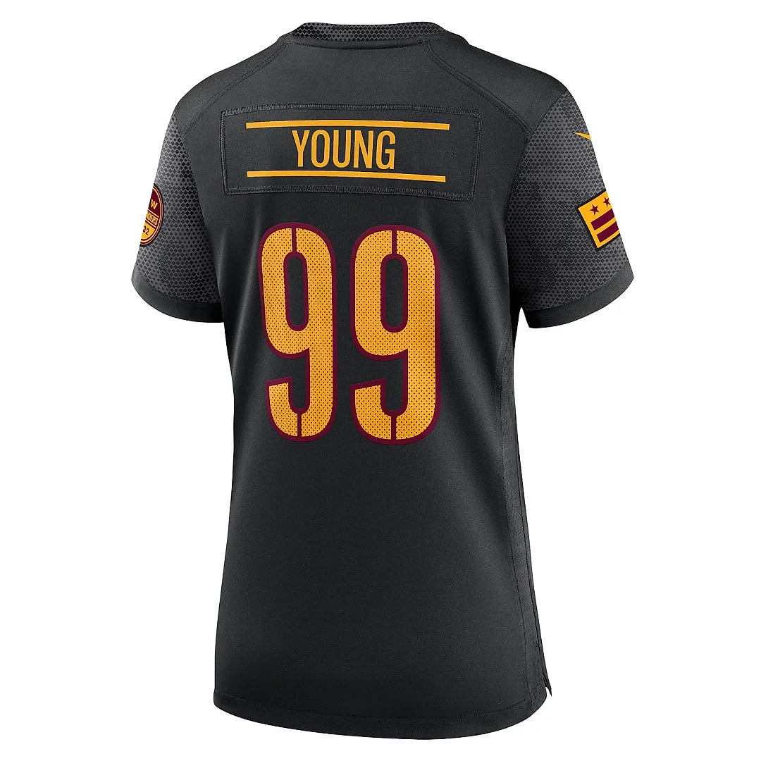 Zennovawear Women's Washington Commanders Chase Young Black Player Jersey