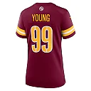 Zennovawear Women's Washington Commanders Chase Young Burgundy Player Jersey