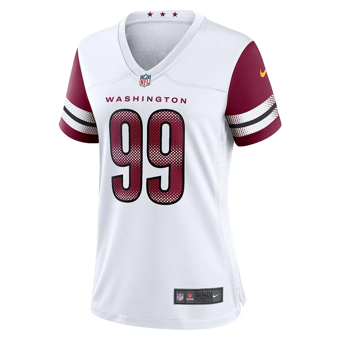 Zennovawear Women's Washington Commanders Chase Young White Player Jersey