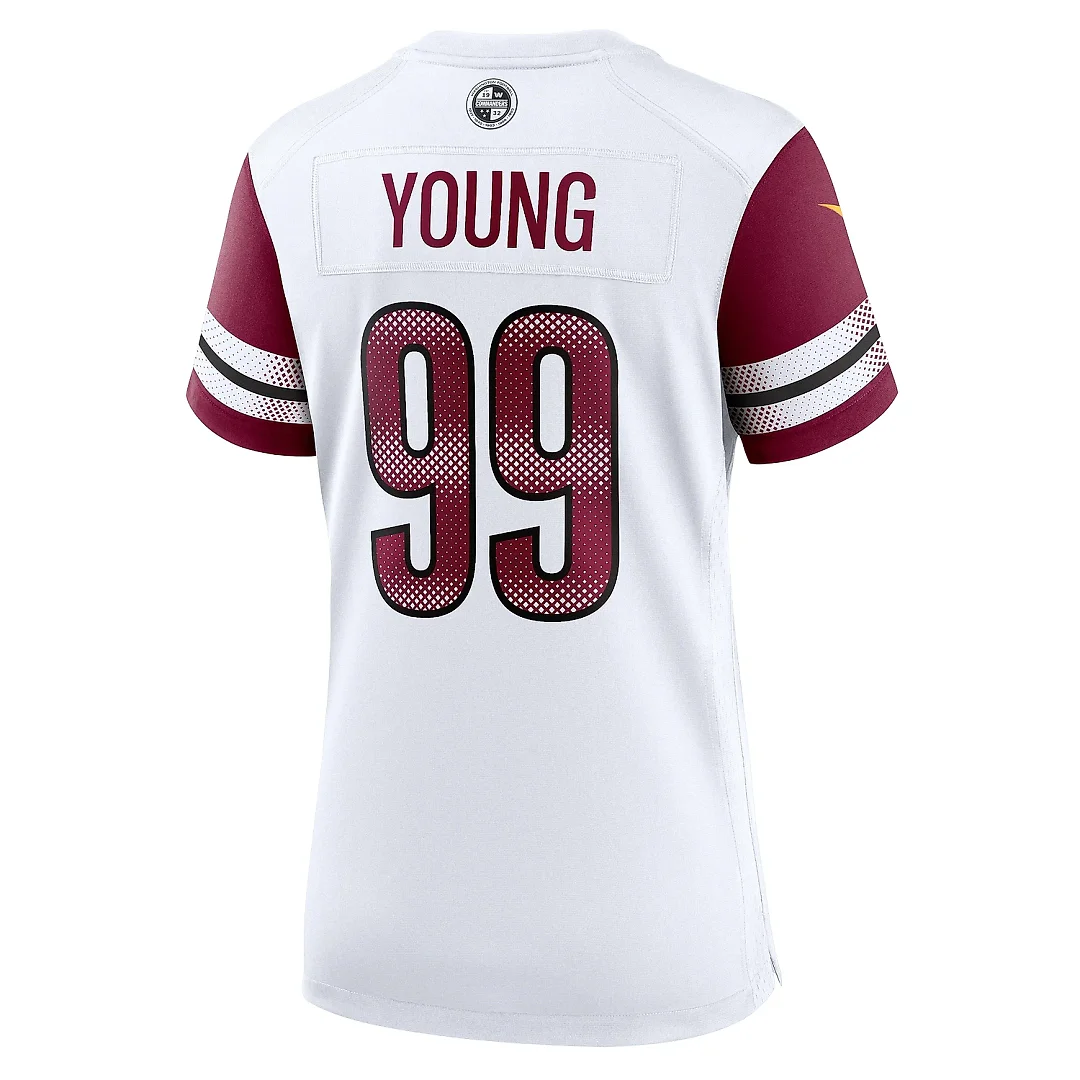 Zennovawear Women's Washington Commanders Chase Young White Player Jersey