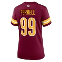 Zennovawear Women's Washington Commanders Clelin Ferrell Burgundy Game Jersey
