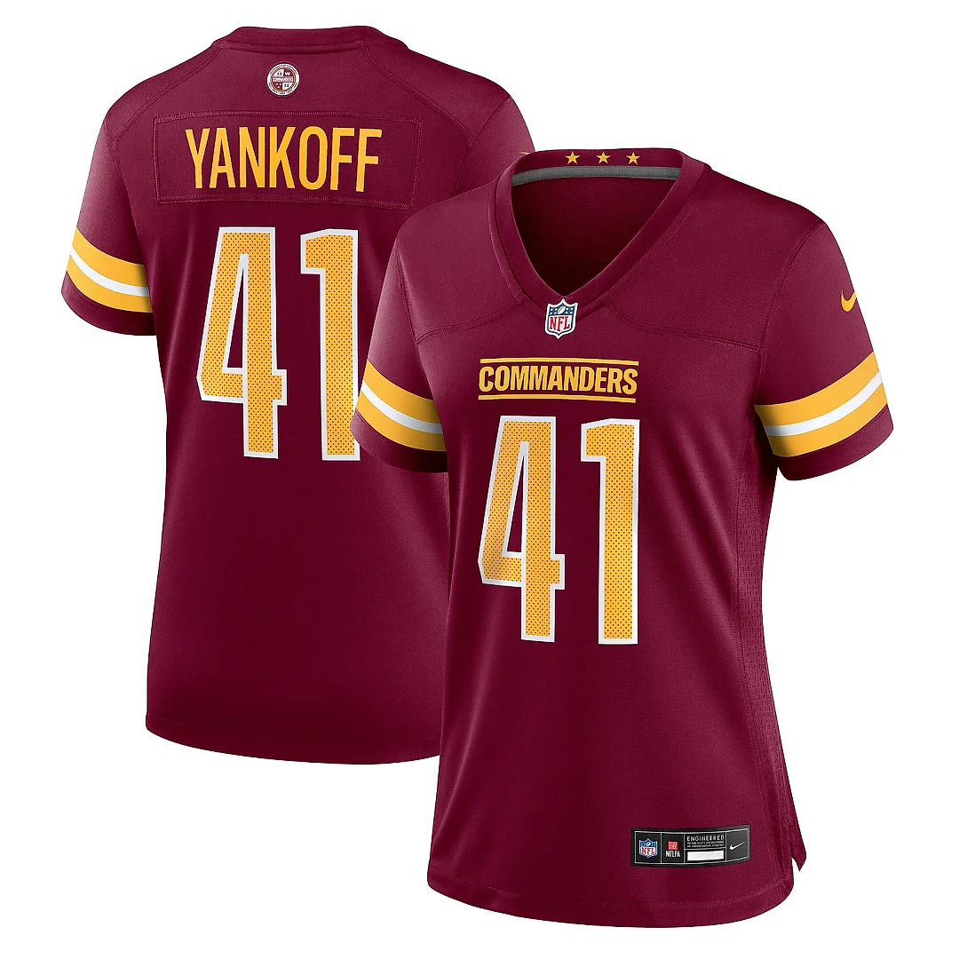 Zennovawear Women's Washington Commanders Colson Yankoff Burgundy Game Jersey