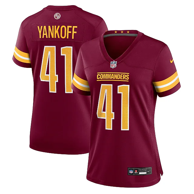 Zennovawear Women's Washington Commanders Colson Yankoff Burgundy Game Jersey