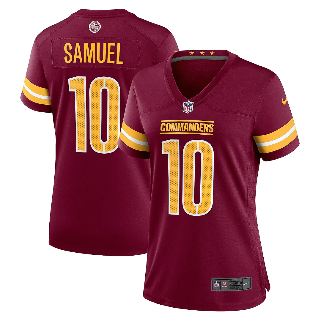 Zennovawear Women's Washington Commanders Curtis Samuel Burgundy Player Jersey