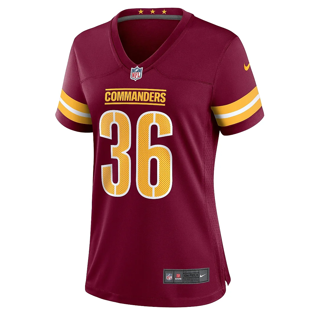 Zennovawear Women's Washington Commanders Danny Johnson Burgundy Game Jersey