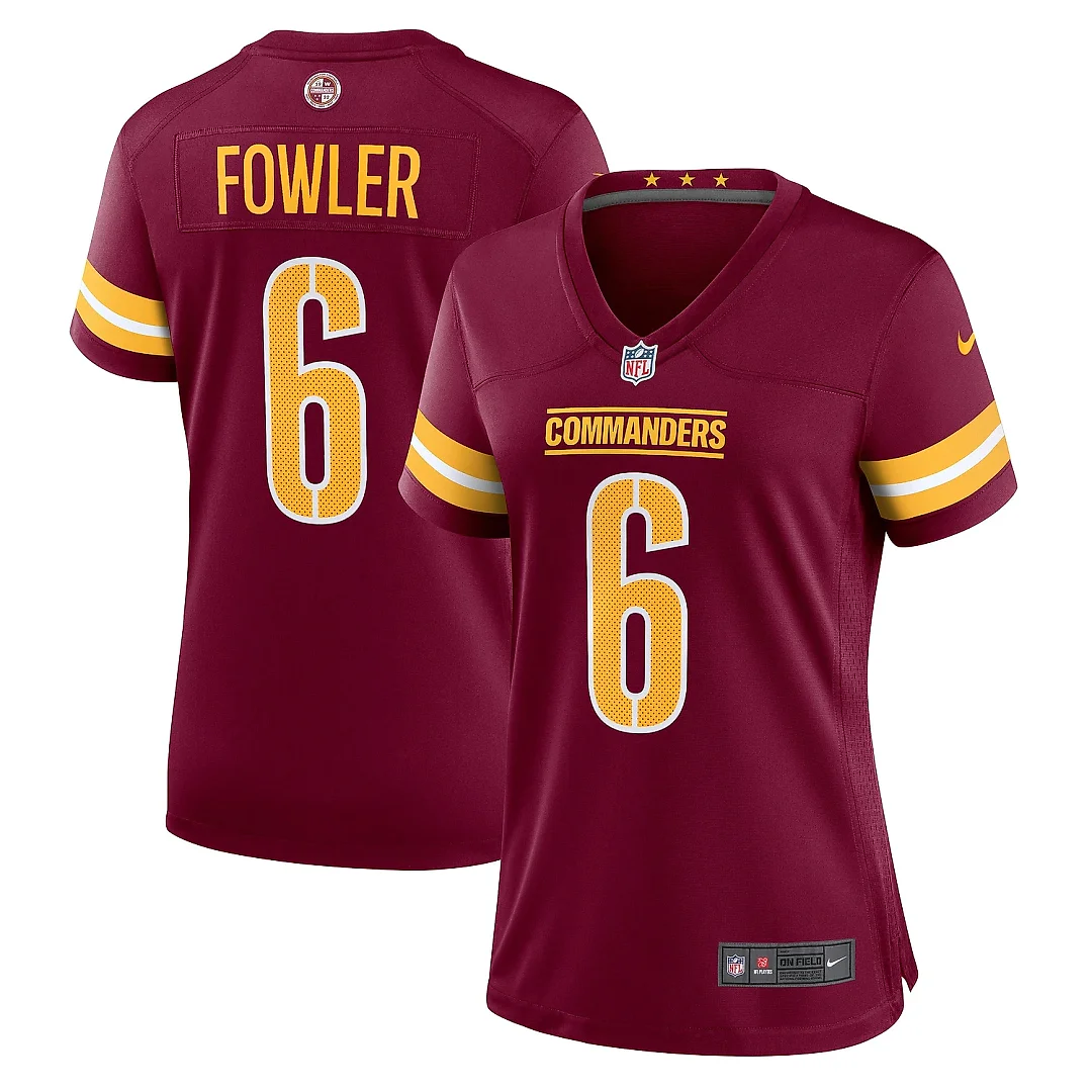 Zennovawear Women's Washington Commanders Dante Fowler Jr. Burgundy Game Jersey