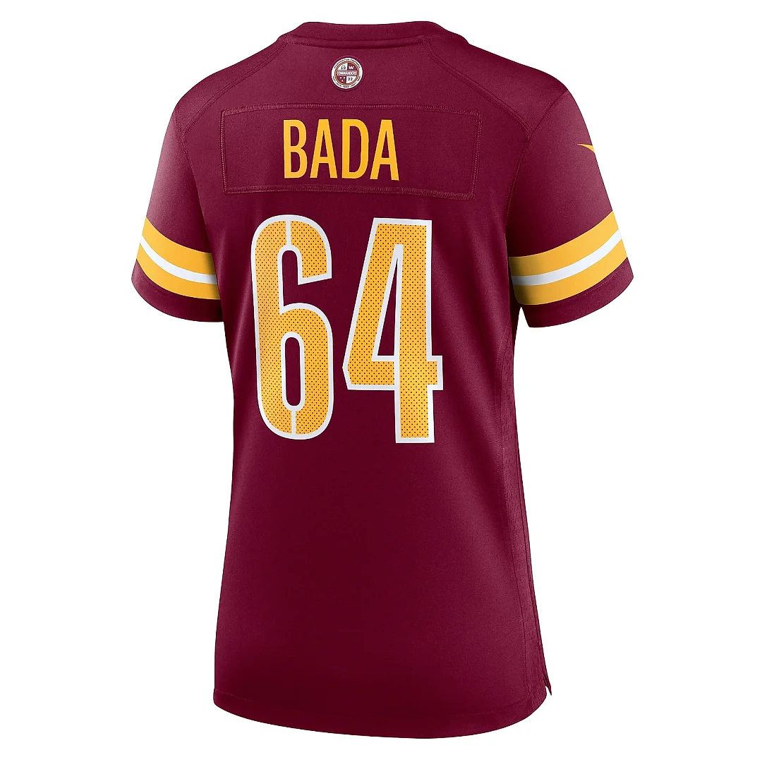 Zennovawear Women's Washington Commanders David Bada Burgundy Game Jersey