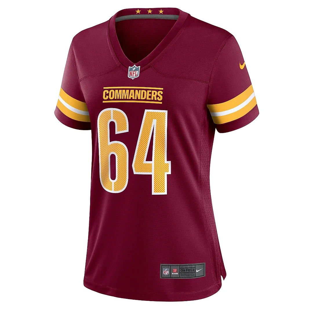 Zennovawear Women's Washington Commanders David Bada Burgundy Game Jersey