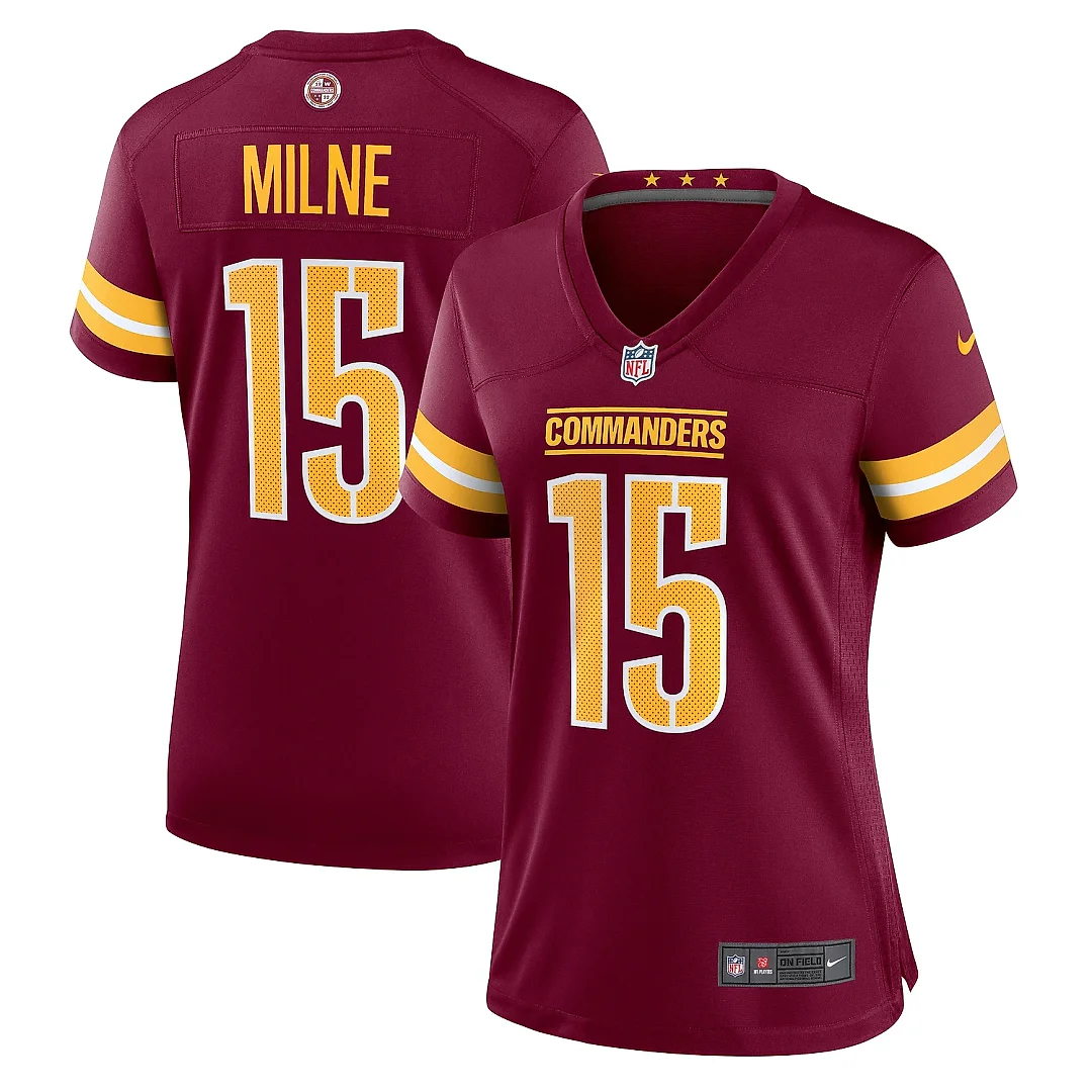 Zennovawear Women's Washington Commanders Dax Milne Burgundy Game Jersey