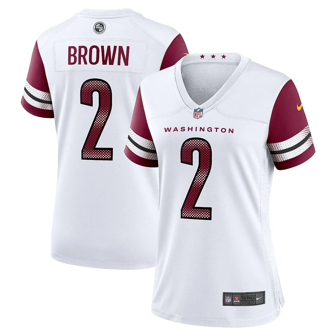 Zennovawear Women's Washington Commanders Dyami Brown White Game Jersey