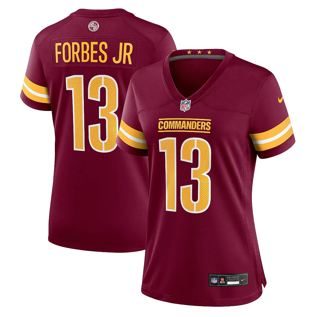 Zennovawear Women's Washington Commanders Emmanuel Forbes Jr. Burgundy Game Jersey