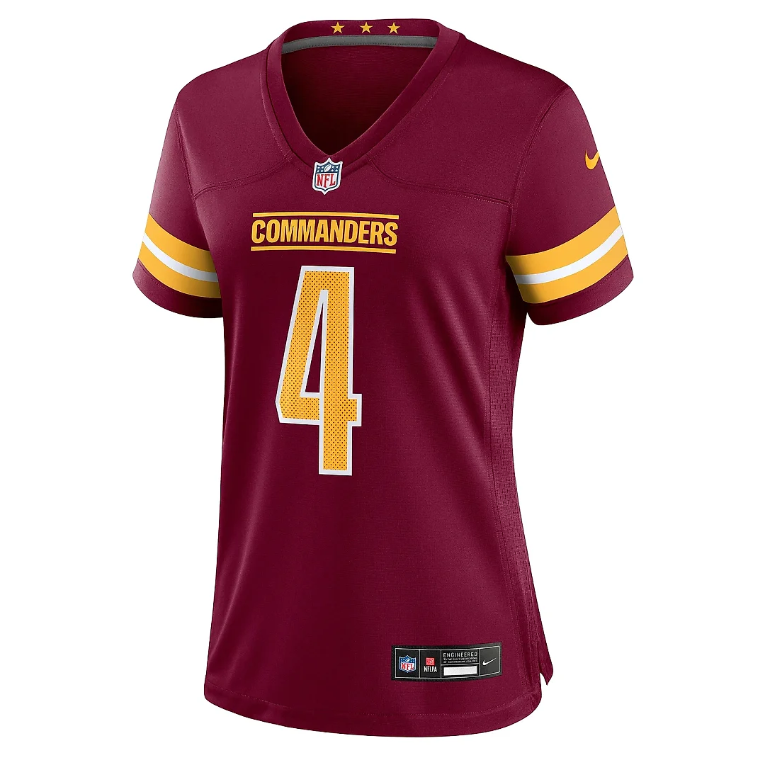 Zennovawear Women's Washington Commanders Frankie Luvu Burgundy Game Jersey