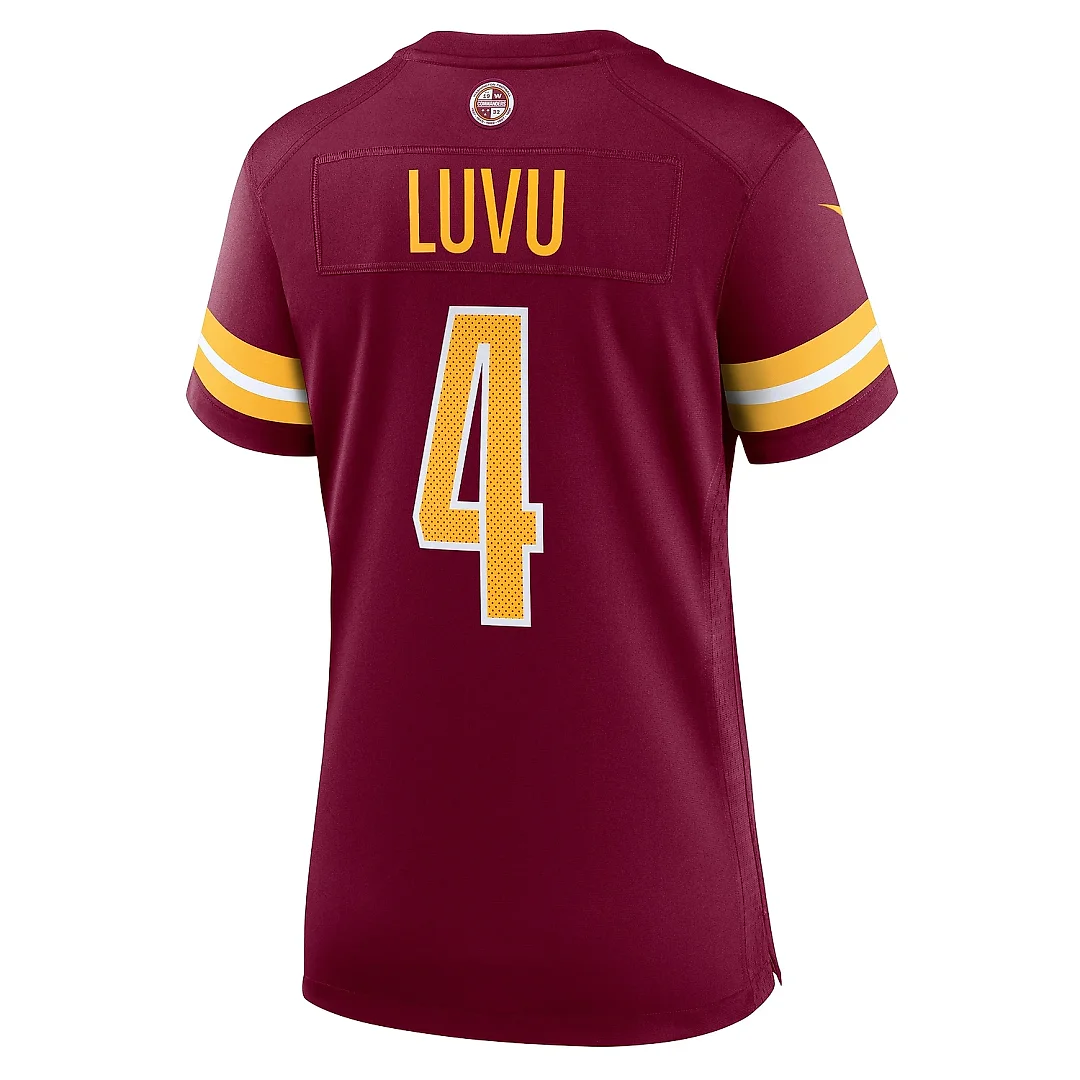 Zennovawear Women's Washington Commanders Frankie Luvu Burgundy Game Jersey