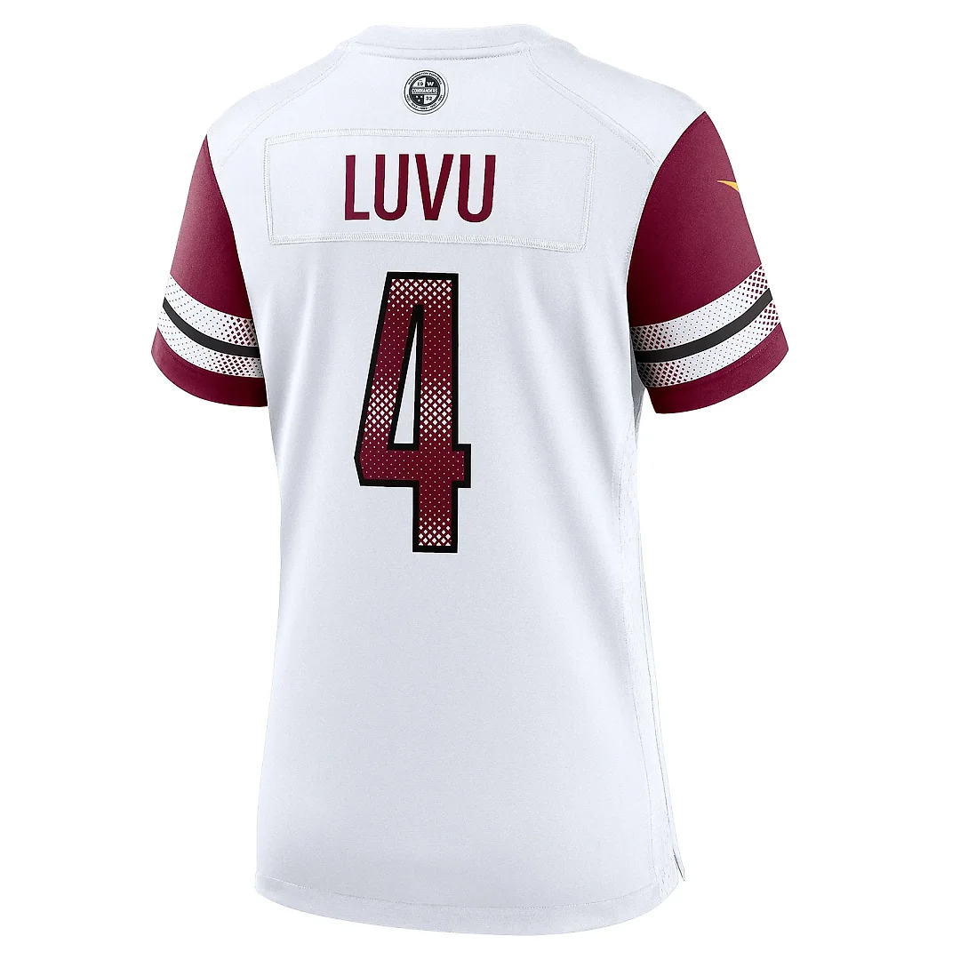 Zennovawear Women's Washington Commanders Frankie Luvu White Game Jersey