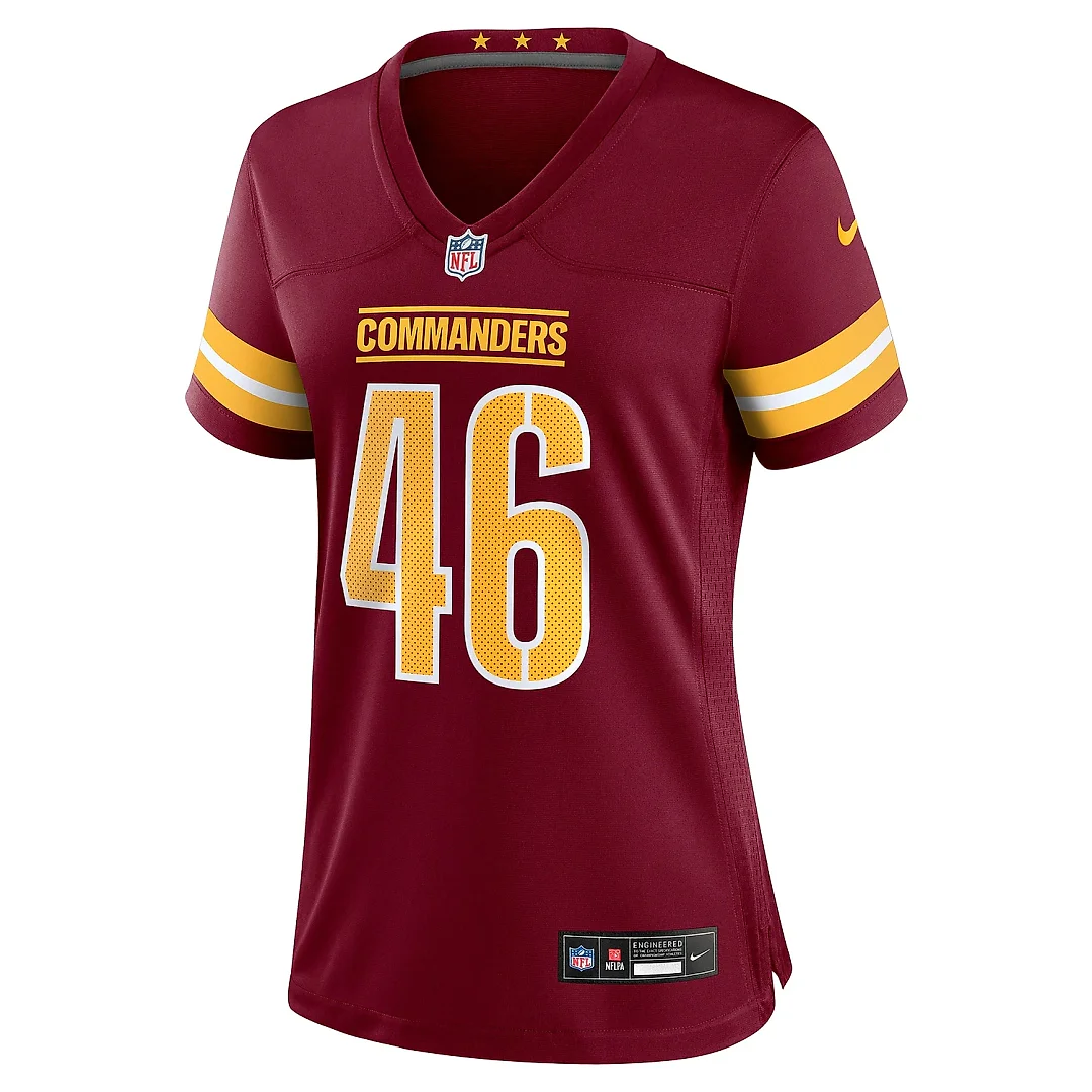 Zennovawear Women's Washington Commanders Greg Joseph Burgundy Team Game Jersey
