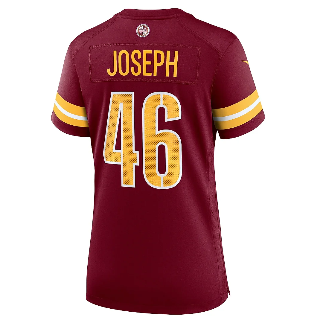 Zennovawear Women's Washington Commanders Greg Joseph Burgundy Team Game Jersey