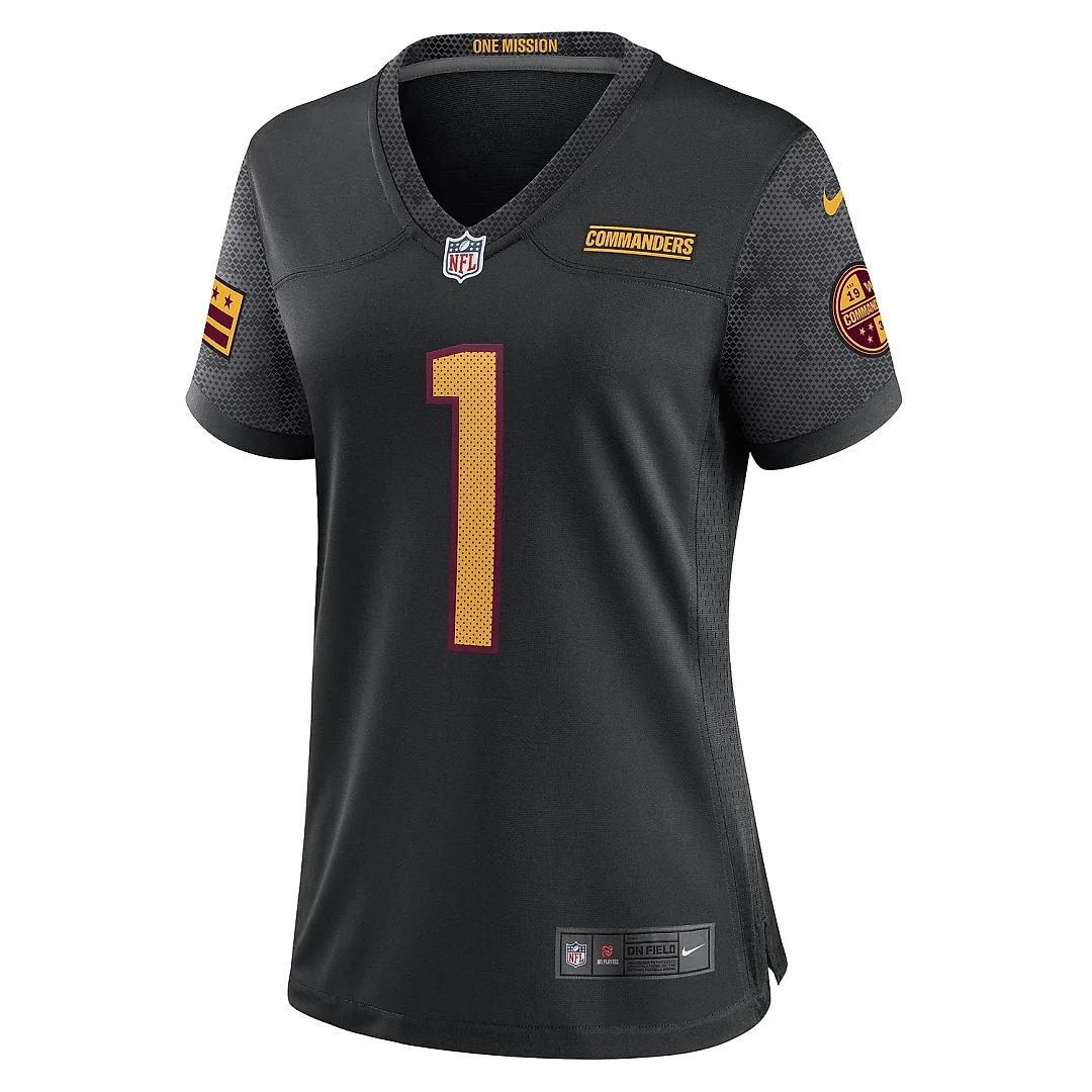 Zennovawear Women's Washington Commanders Jahan Dotson Black Player Jersey