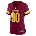 Zennovawear Women's Washington Commanders Javontae Jean-Baptiste Burgundy Game Jersey
