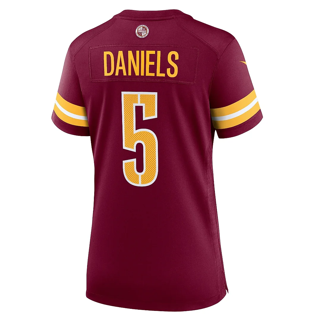 Zennovawear Women's Washington Commanders Jayden Daniels Burgundy Player Game Jersey