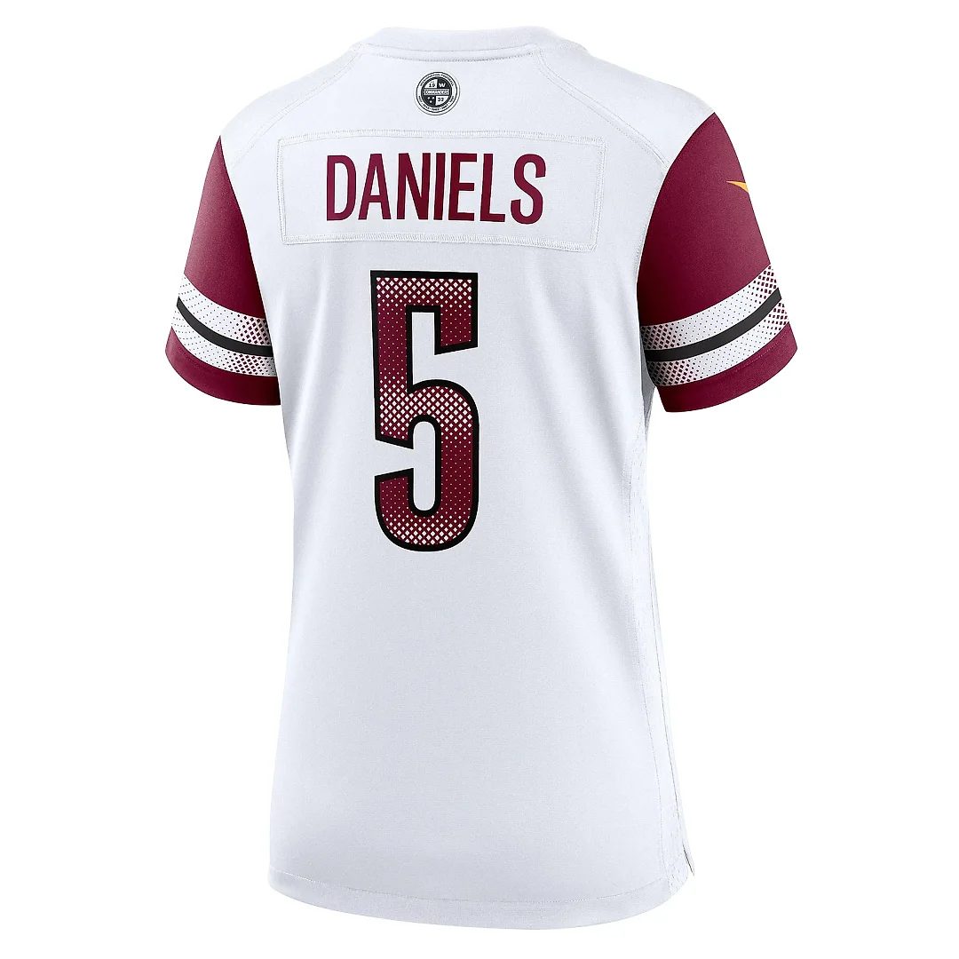 Zennovawear Women's Washington Commanders Jayden Daniels White Game Jersey