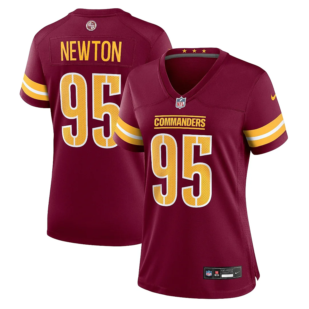 Zennovawear Women's Washington Commanders Jer'Zhan Newton Burgundy Game Jersey