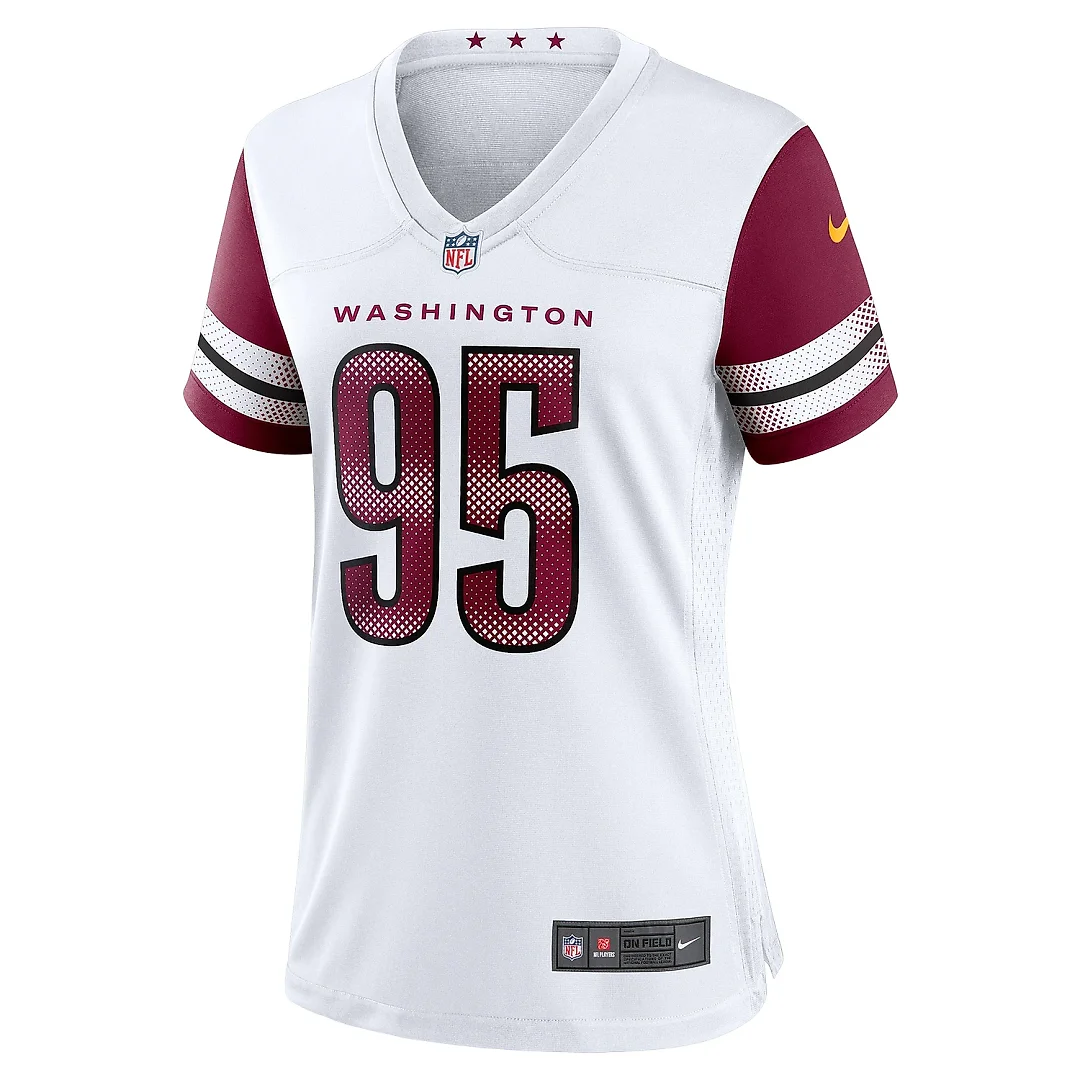 Zennovawear Women's Washington Commanders Jer'Zhan Newton White Game Jersey