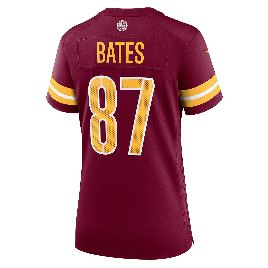 Zennovawear Women's Washington Commanders John Bates Burgundy Game Jersey