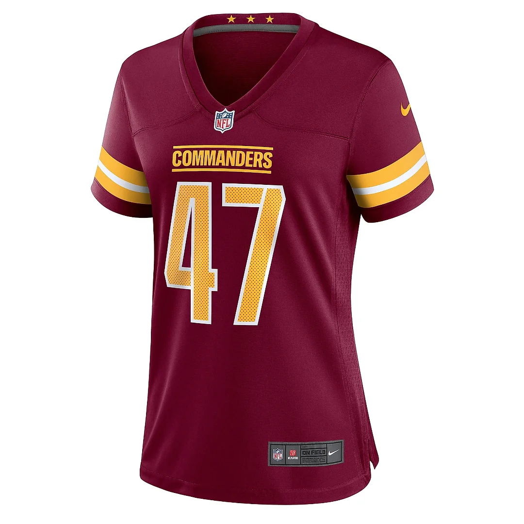 Zennovawear Women's Washington Commanders Khaleke Hudson Burgundy Game Jersey