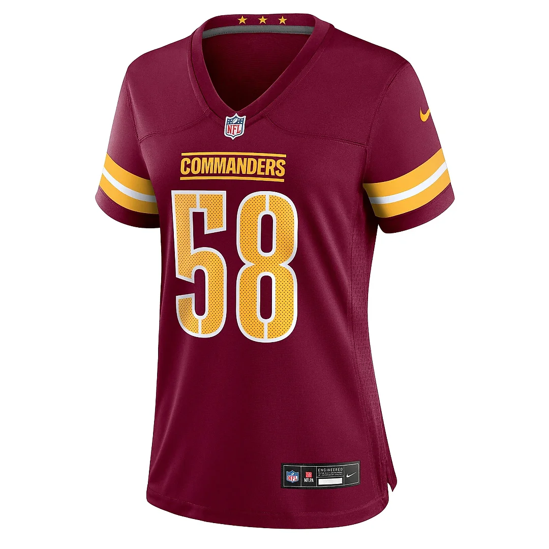 Zennovawear Women's Washington Commanders Magee Burgundy Game Jersey