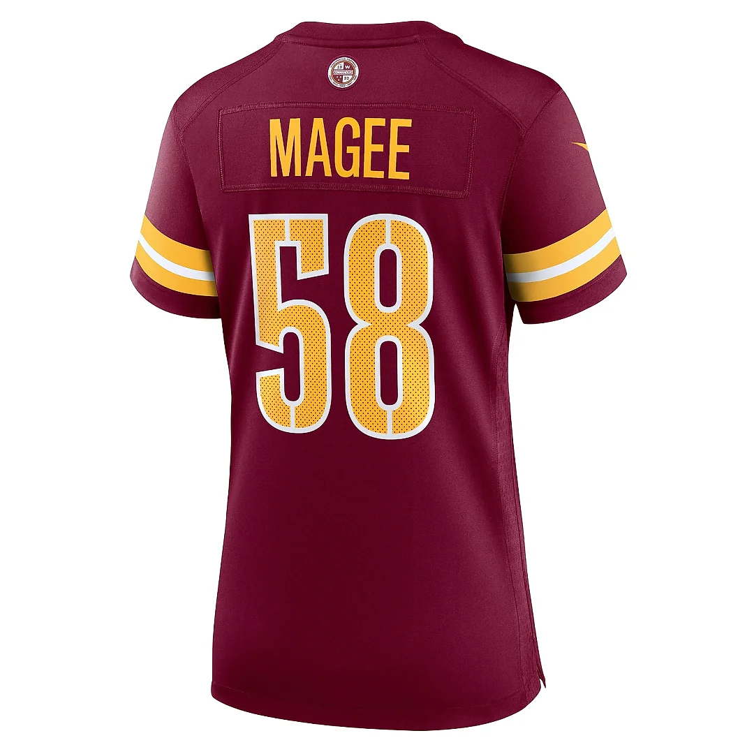 Zennovawear Women's Washington Commanders Magee Burgundy Game Jersey