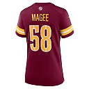 Zennovawear Women's Washington Commanders Magee Burgundy Game Jersey