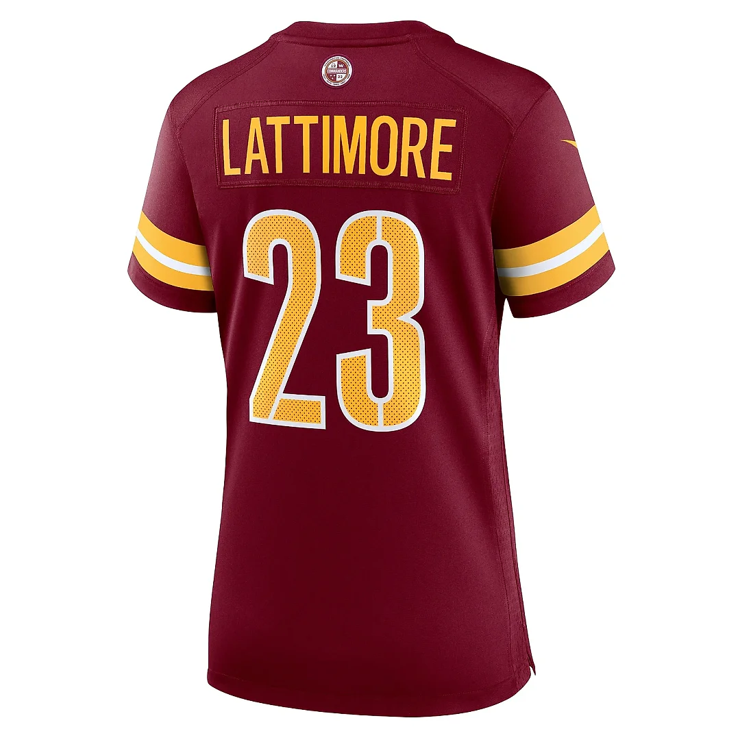 Zennovawear Women's Washington Commanders Marshon Lattimore Burgundy Game Jersey