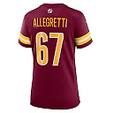 Zennovawear Women's Washington Commanders Nick Allegretti Burgundy Game Jersey