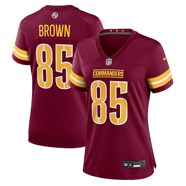 Zennovawear Women's Washington Commanders Noah Brown Burgundy Game Jersey