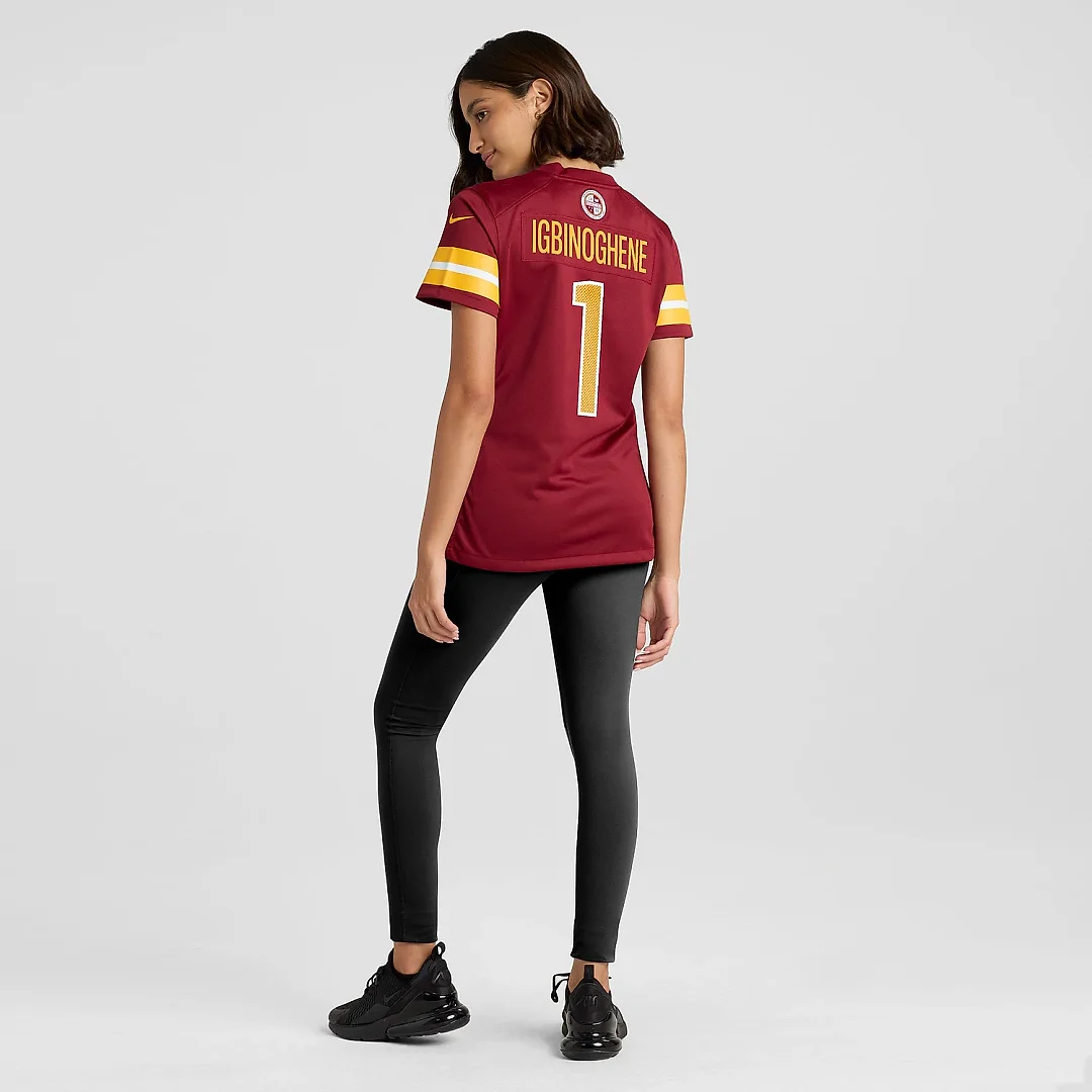 Zennovawear Women's Washington Commanders Noah Igbinoghene Burgundy Game Jersey