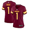Zennovawear Women's Washington Commanders Number 1 Bride Burgundy Game Jersey