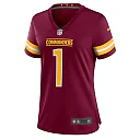 Zennovawear Women's Washington Commanders Number 1 Mom Burgundy Game Jersey
