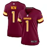 Zennovawear Women's Washington Commanders Number 1 Mom Burgundy Game Jersey
