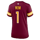 Zennovawear Women's Washington Commanders Number 1 Mom Burgundy Game Jersey