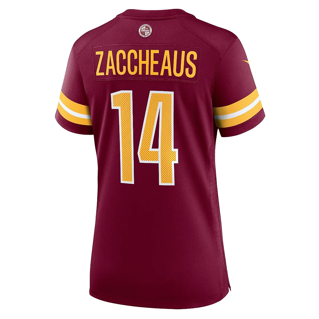 Zennovawear Women's Washington Commanders Olamide Zaccheaus Burgundy Game Jersey