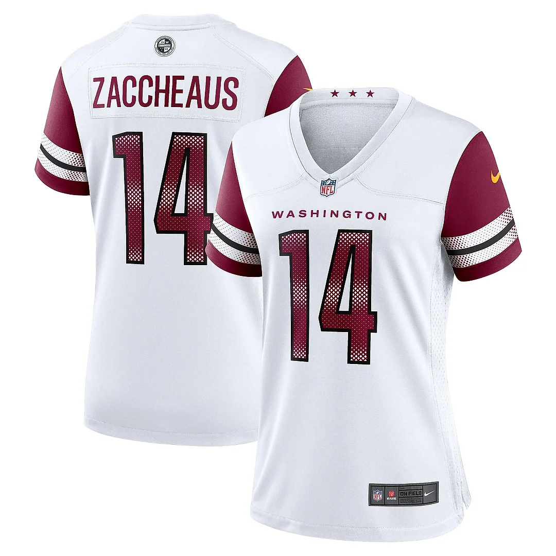 Zennovawear Women's Washington Commanders Olamide Zaccheaus White Game Jersey