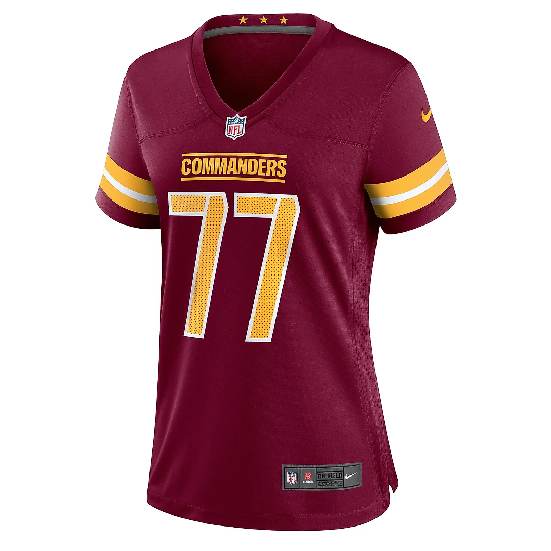 Zennovawear Women's Washington Commanders Saahdiq Charles Burgundy Game Jersey
