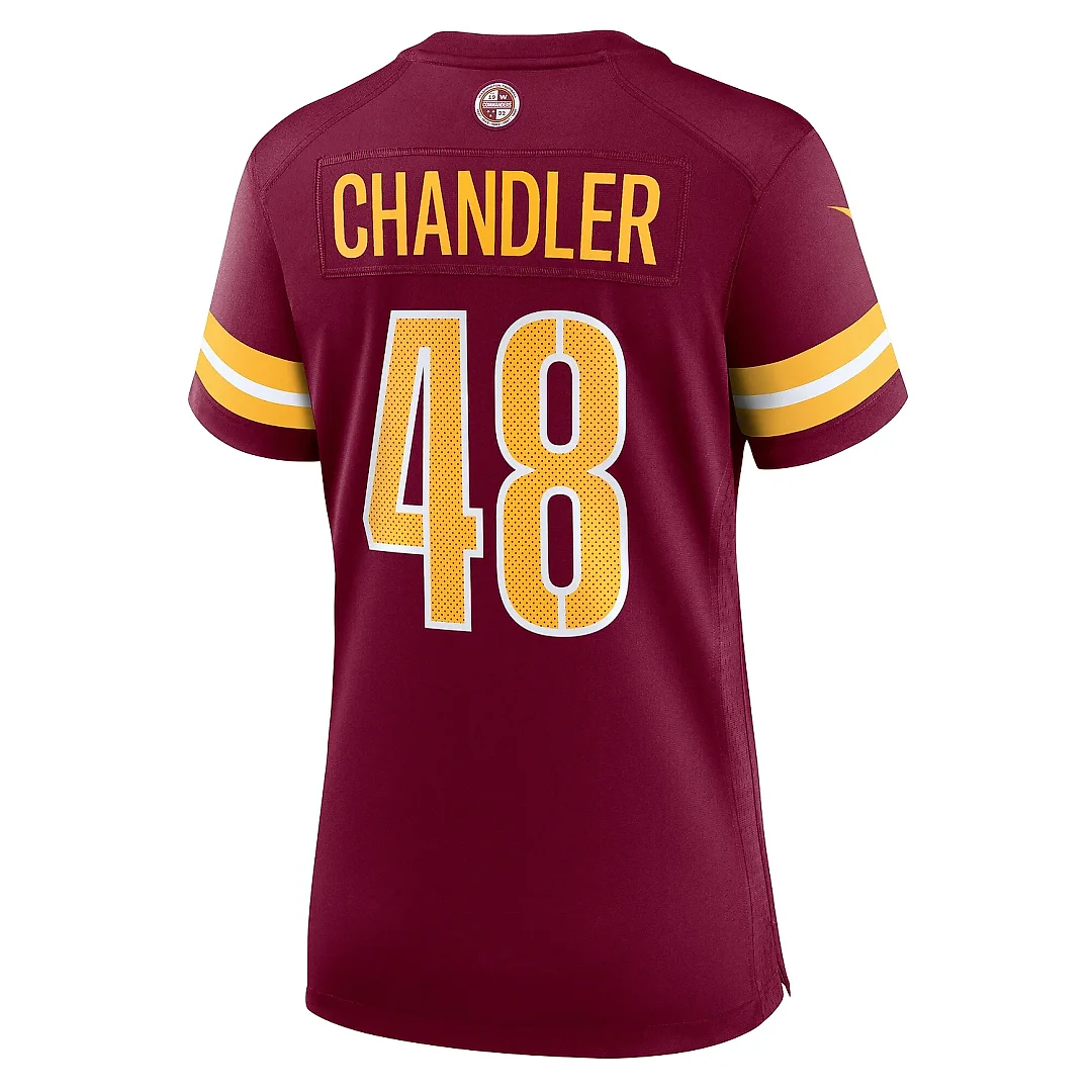 Zennovawear Women's Washington Commanders Sean Chandler Burgundy Game Jersey