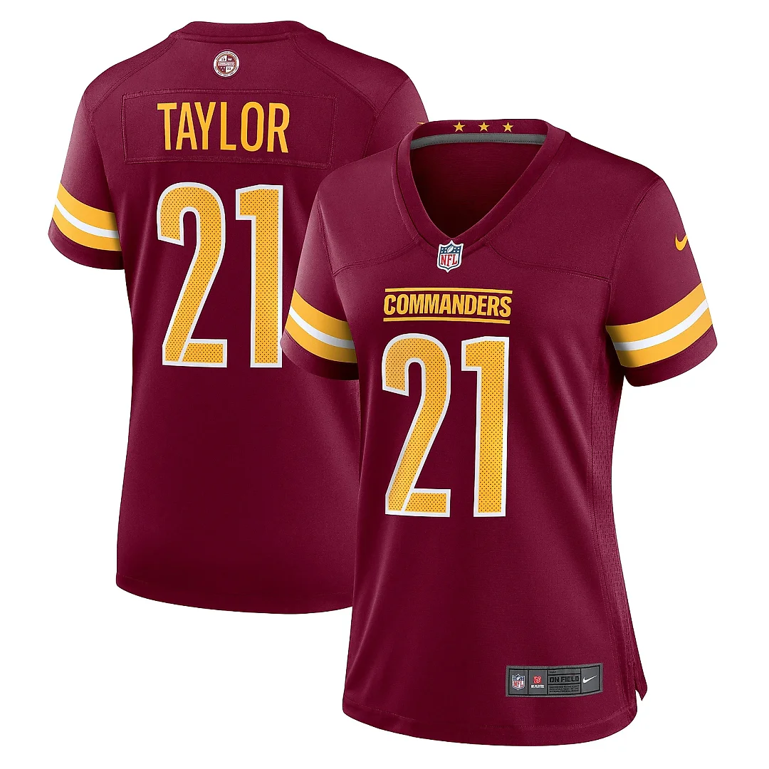 Zennovawear Women's Washington Commanders Sean Taylor Burgundy Retired Player Game Jersey