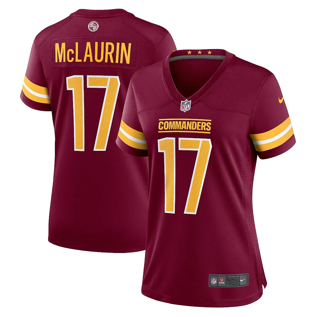 Zennovawear Women's Washington Commanders Terry McLaurin Burgundy Player Jersey